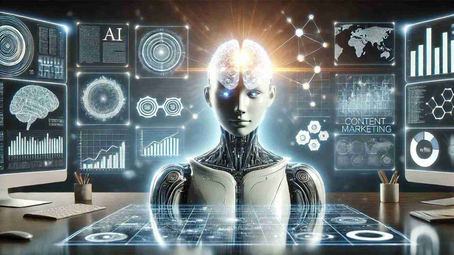 AI Content Marketing 1920 x 1080 px