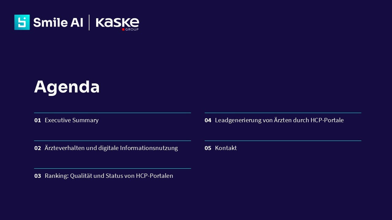 HCP Studie Smile AI 2