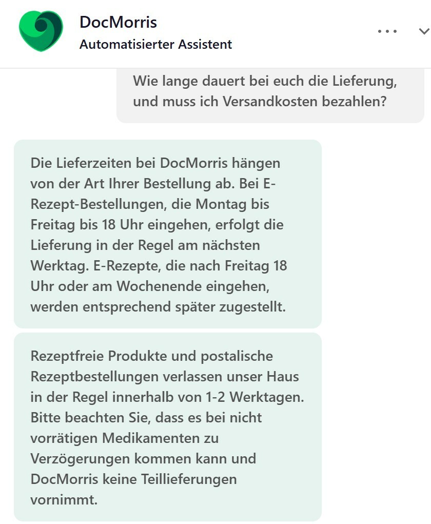 SAI Chatbot Doc Morris Frage 2 1