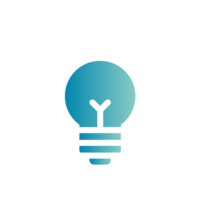 Smileai icon gluehbirne illustrativ negativ